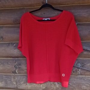 MICHAEL Michael Kors Vibrant Red Crop Top